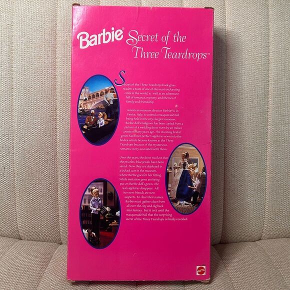 Vintage Mattel 1999 Barbie Secret of the Three Teardrops Grolier Exclusive - Picture 5 of 7